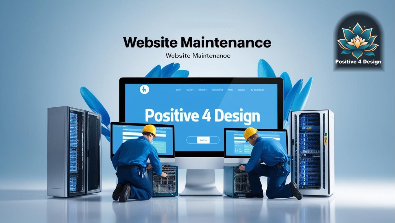 Professional website maintenance services in Manchester - Positive 4 Design